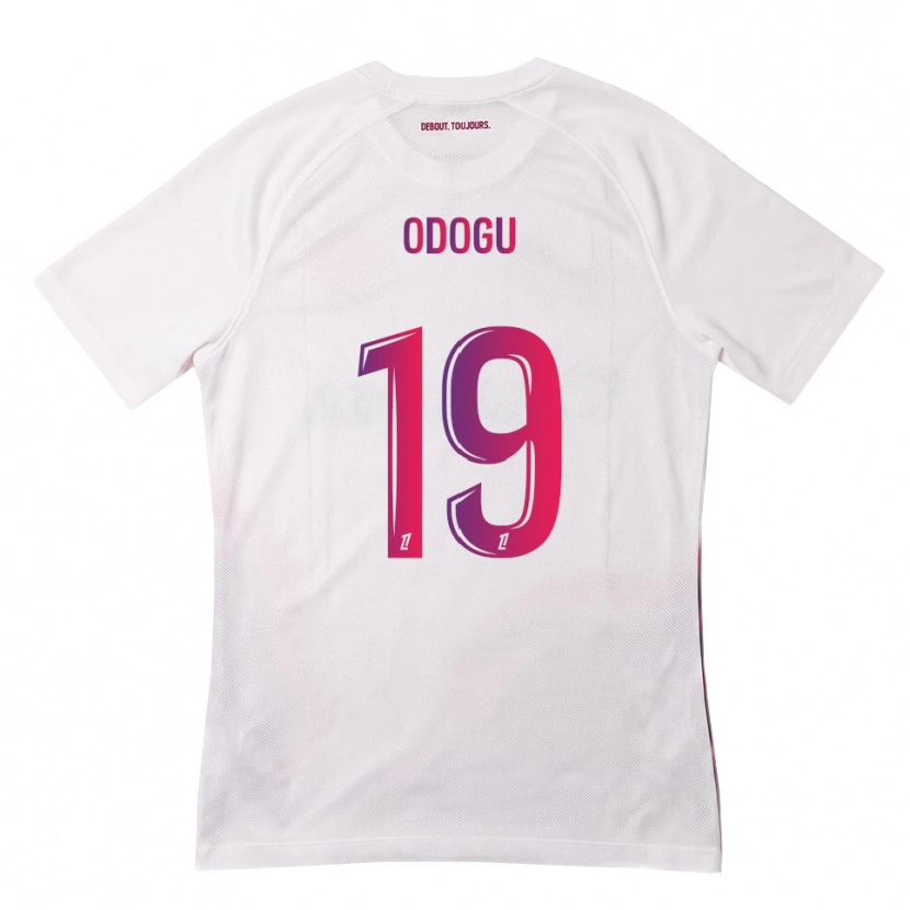 Danxen Herren David Odogu #19 Weiß Pink Lila Auswärtstrikot Trikot 2026/27 T-Shirt Österreich