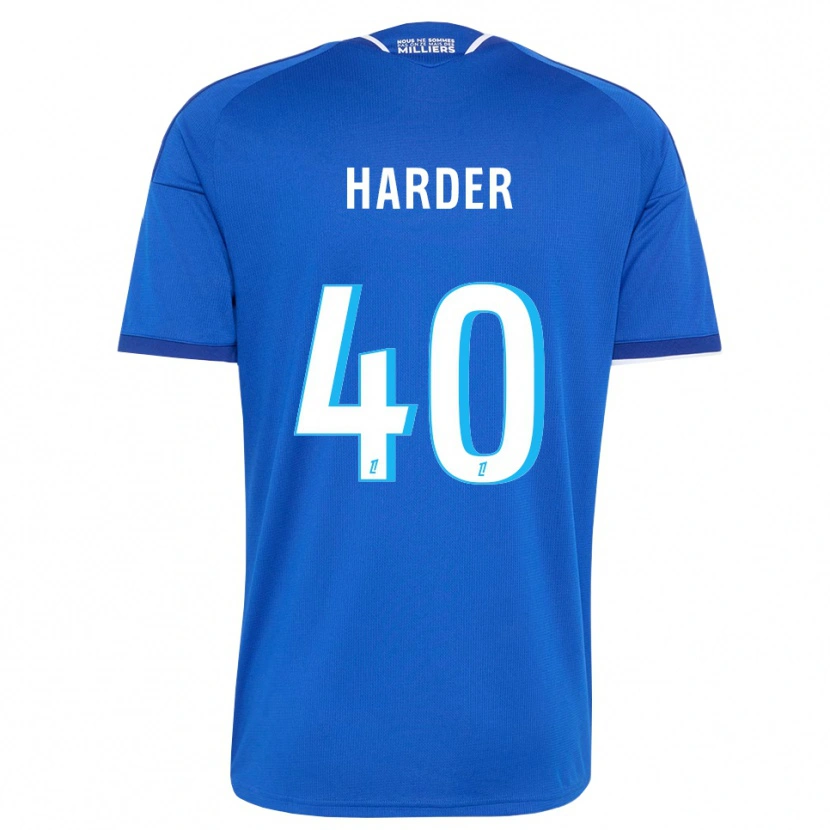 Danxen Herren Conrad Harder #40 Königsblau Weiß Heimtrikot Trikot 2026/27 T-Shirt Österreich