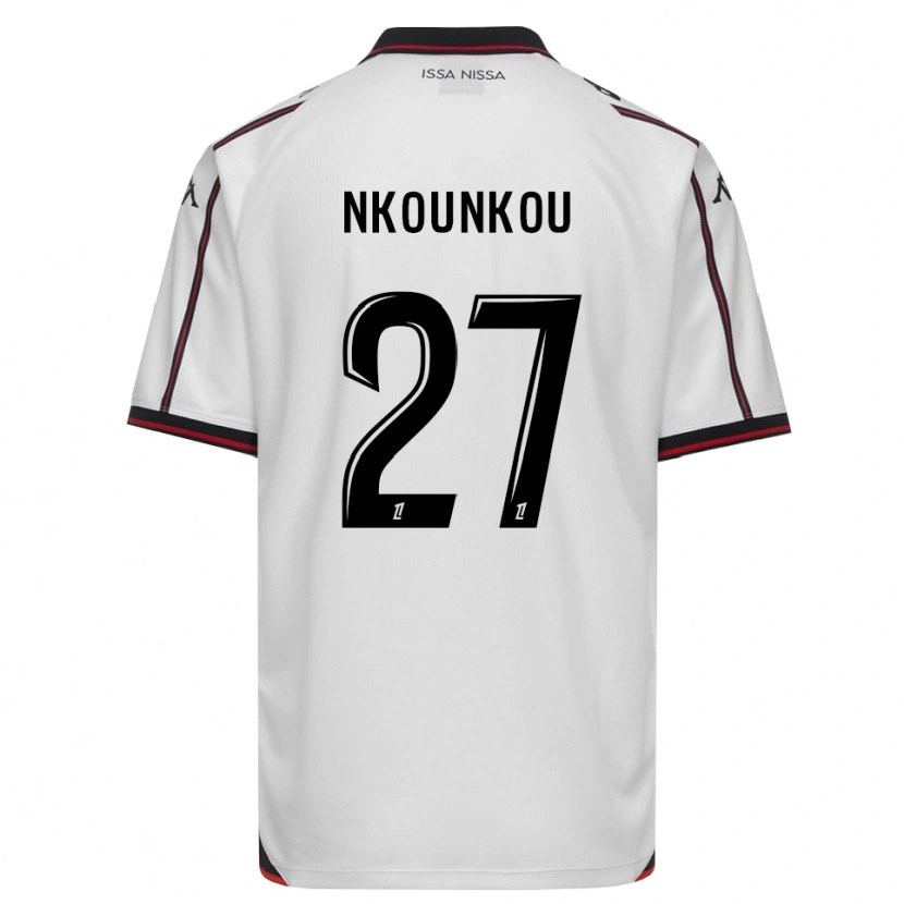 Danxen Herren Niels Nkounkou #27 Schwarz Weiß Auswärtstrikot Trikot 2026/27 T-Shirt Österreich