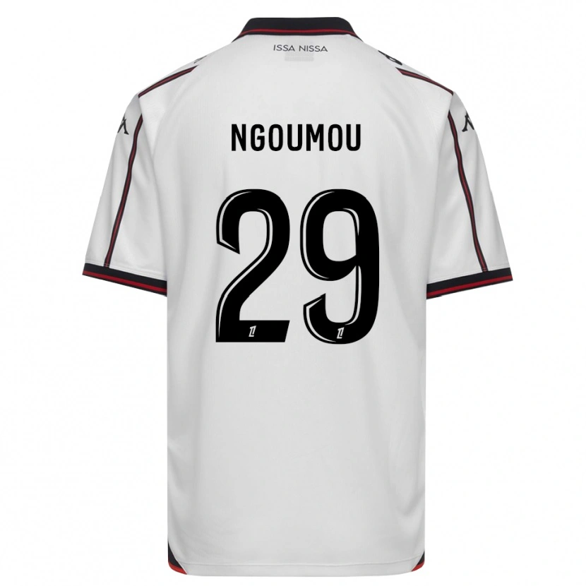 Danxen Herren Nathan Ngoumou #29 Schwarz Weiß Auswärtstrikot Trikot 2026/27 T-Shirt Österreich