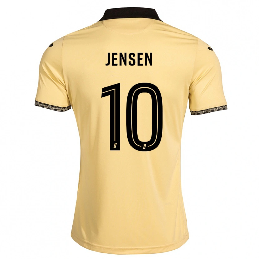Danxen Damen Isak Jensen #10 Navajoweiß Schwarz Auswärtstrikot Trikot 2026/27 T-Shirt Österreich