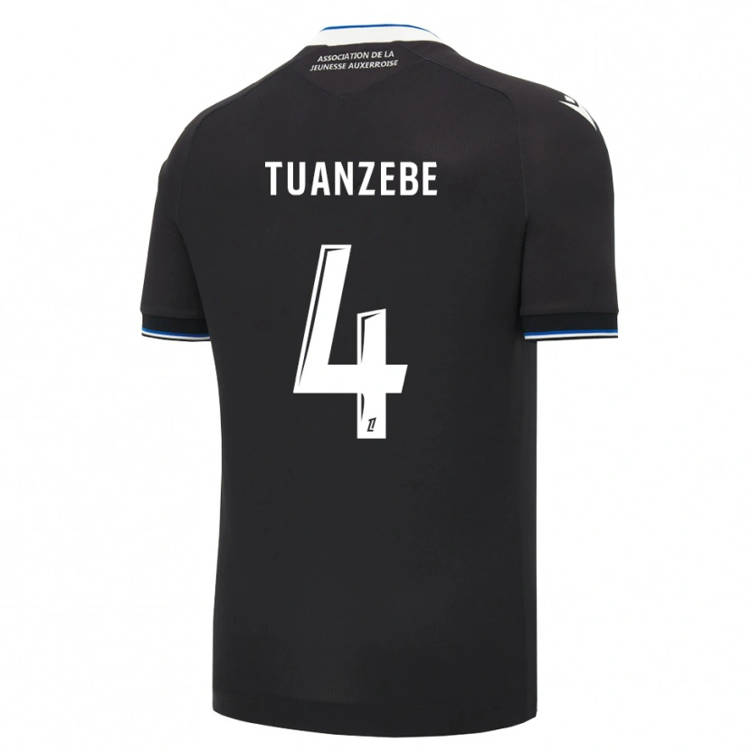 Danxen Damen Axel Tuanzebe #4 Schwarz Blau Weiß Auswärtstrikot Trikot 2026/27 T-Shirt Österreich