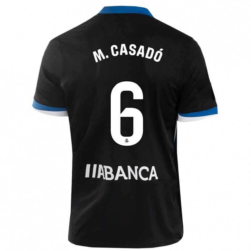 Danxen Damen Marc Casadó #6 Schwarz Blau Weiß Auswärtstrikot Trikot 2026/27 T-Shirt Österreich
