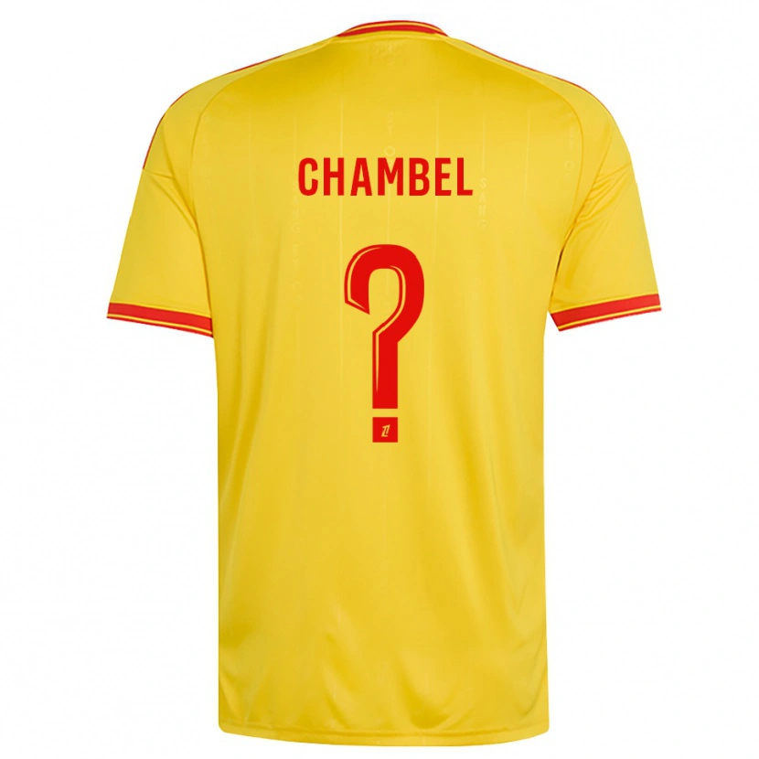 Danxen Damen Djibril Chambel #0 Gold Orange Rot Heimtrikot Trikot 2026/27 T-Shirt Österreich