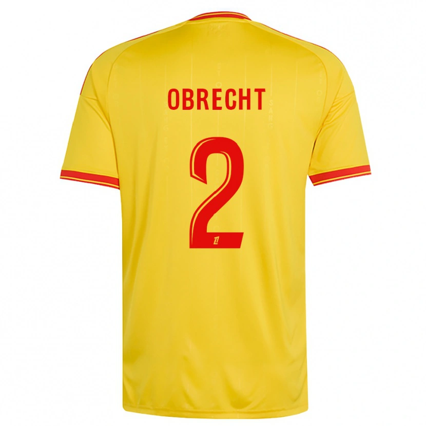 Danxen Damen Laura Obrecht #2 Gold Orange Rot Heimtrikot Trikot 2026/27 T-Shirt Österreich