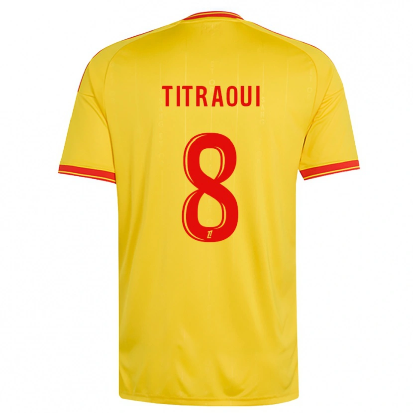 Danxen Damen Yacine Titraoui #8 Gold Orange Rot Heimtrikot Trikot 2026/27 T-Shirt Österreich