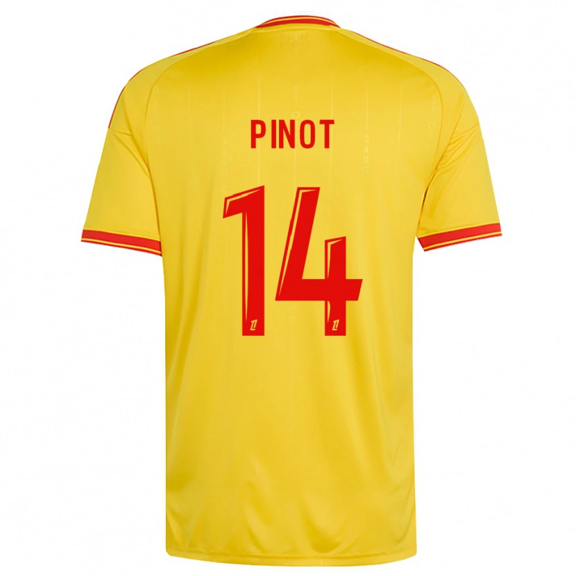 Danxen Damen Laurine Pinot #14 Gold Orange Rot Heimtrikot Trikot 2026/27 T-Shirt Österreich