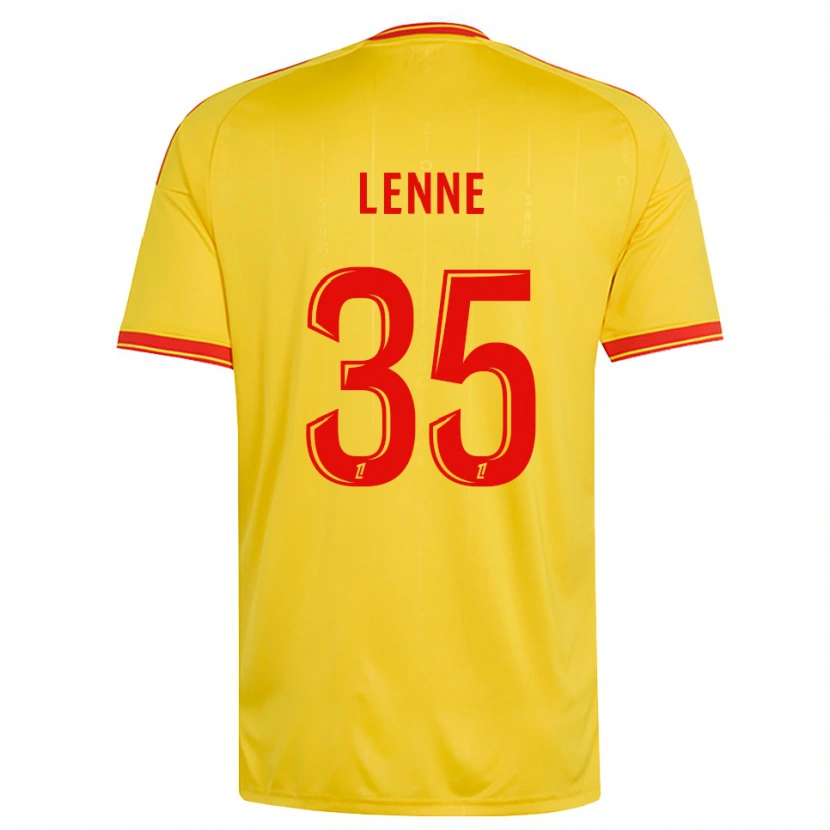 Danxen Damen Oscar Lenne #35 Gold Orange Rot Heimtrikot Trikot 2026/27 T-Shirt Österreich