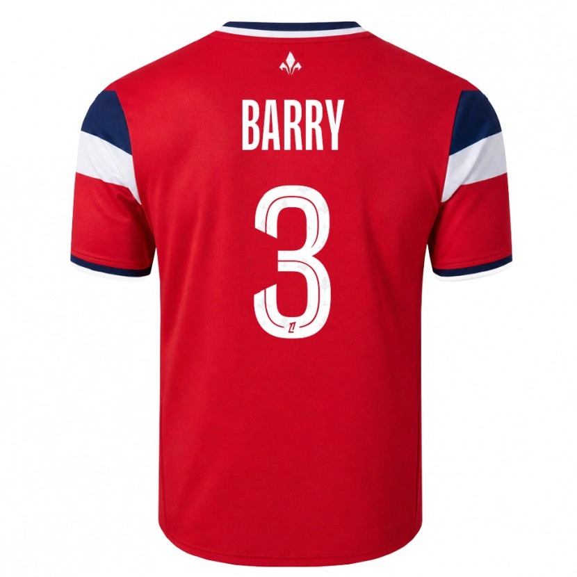 Danxen Damen Léo Barry #3 Rot Weiß Königsblau Heimtrikot Trikot 2026/27 T-Shirt Österreich