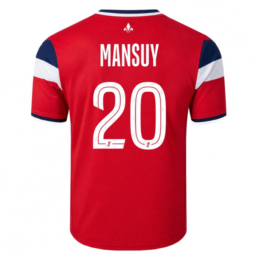 Danxen Damen Heloise Mansuy #20 Rot Weiß Königsblau Heimtrikot Trikot 2026/27 T-Shirt Österreich