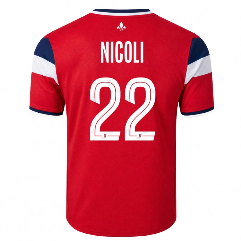 Danxen Damen Morgane Nicoli #22 Rot Weiß Königsblau Heimtrikot Trikot 2026/27 T-Shirt Österreich