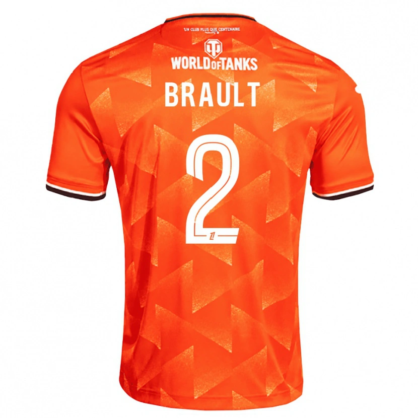 Danxen Damen Matis Brault #2 Orange Weiß Schwarz Heimtrikot Trikot 2026/27 T-Shirt Österreich