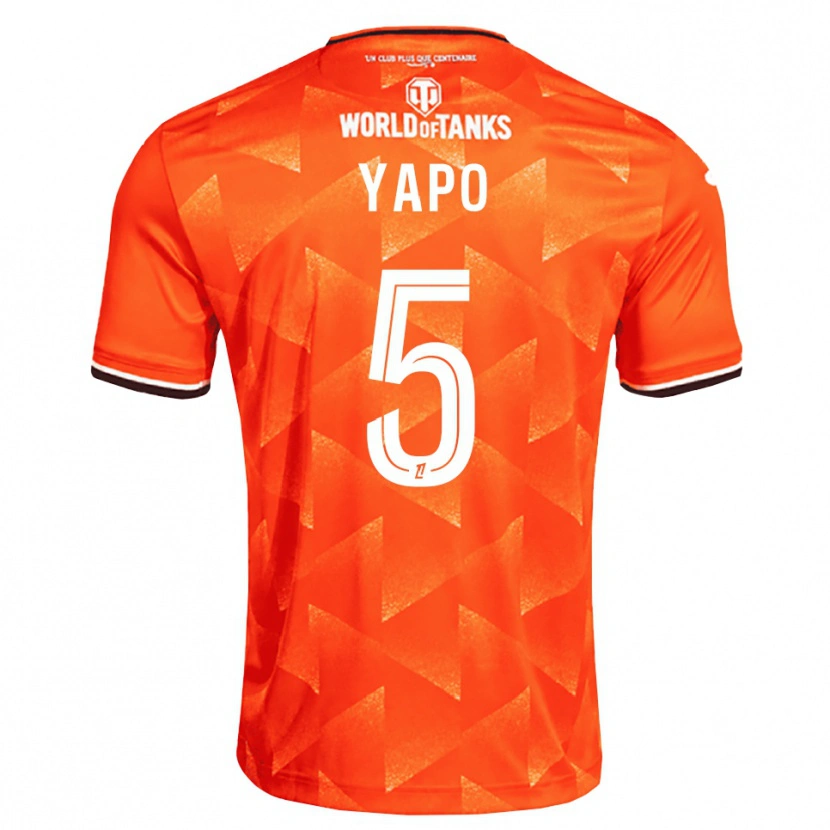 Danxen Damen Ezekiel Yapo #5 Orange Weiß Schwarz Heimtrikot Trikot 2026/27 T-Shirt Österreich