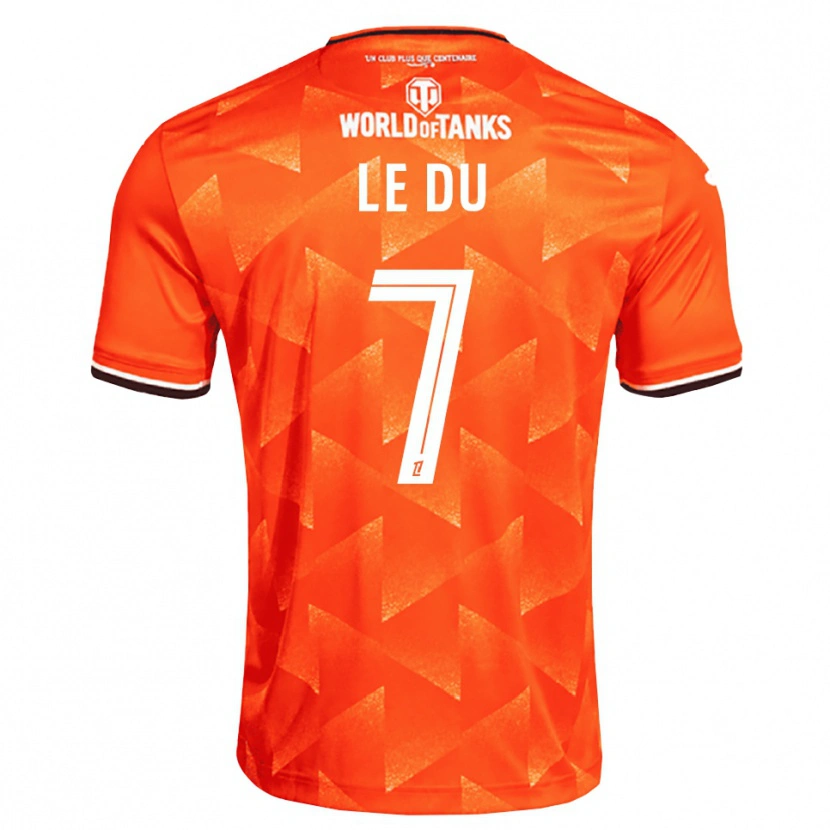 Danxen Damen Océane Le Du #7 Orange Weiß Schwarz Heimtrikot Trikot 2026/27 T-Shirt Österreich