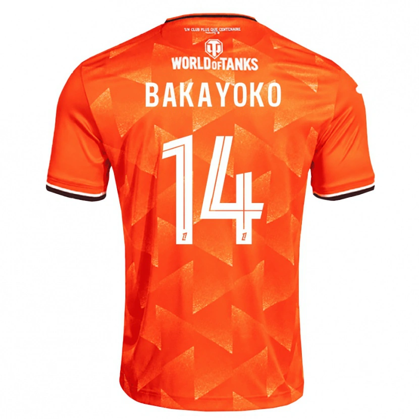Danxen Damen Tiemoué Bakayoko #14 Orange Weiß Schwarz Heimtrikot Trikot 2026/27 T-Shirt Österreich