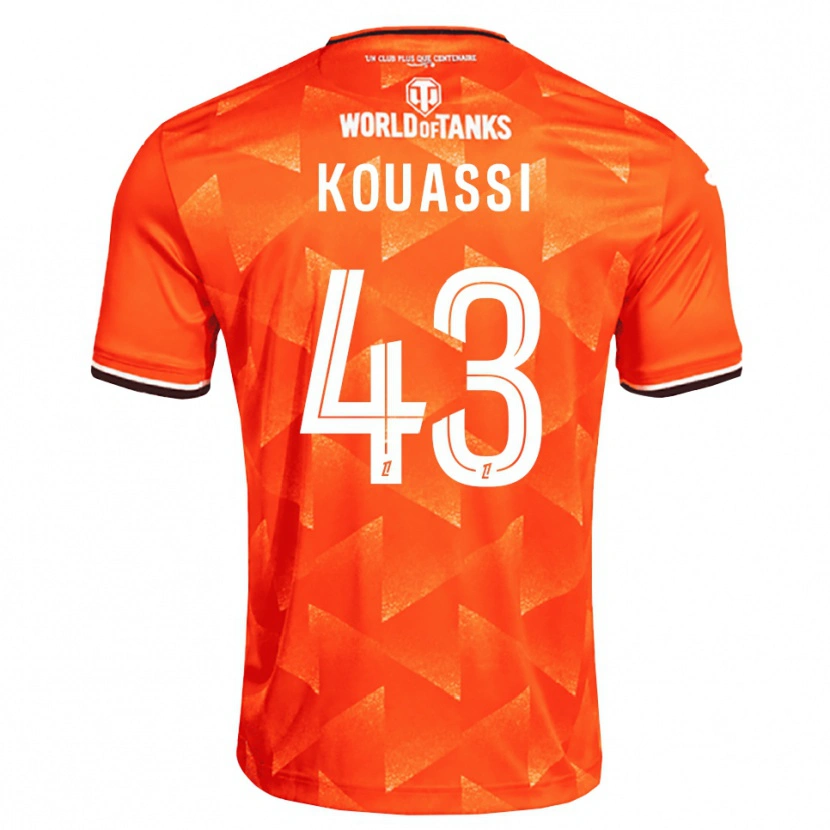 Danxen Damen Arsène Kouassi #43 Orange Weiß Schwarz Heimtrikot Trikot 2026/27 T-Shirt Österreich