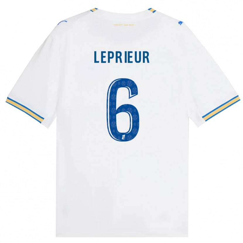 Danxen Damen Eliott Leprieur #6 Dodgerblau Weiß Heimtrikot Trikot 2026/27 T-Shirt Österreich