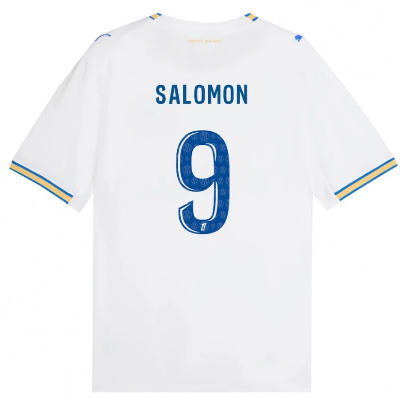 Danxen Damen Maeva Salomon #9 Dodgerblau Weiß Heimtrikot Trikot 2026/27 T-Shirt Österreich