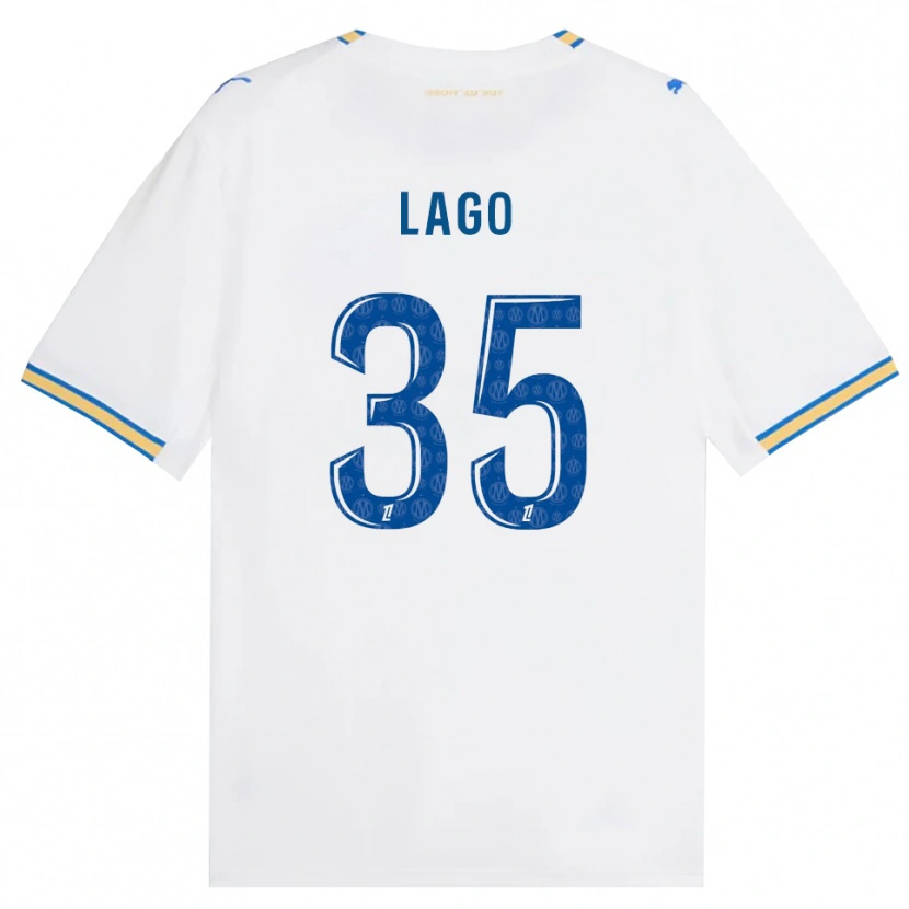 Danxen Damen Ange Lago #35 Dodgerblau Weiß Heimtrikot Trikot 2026/27 T-Shirt Österreich