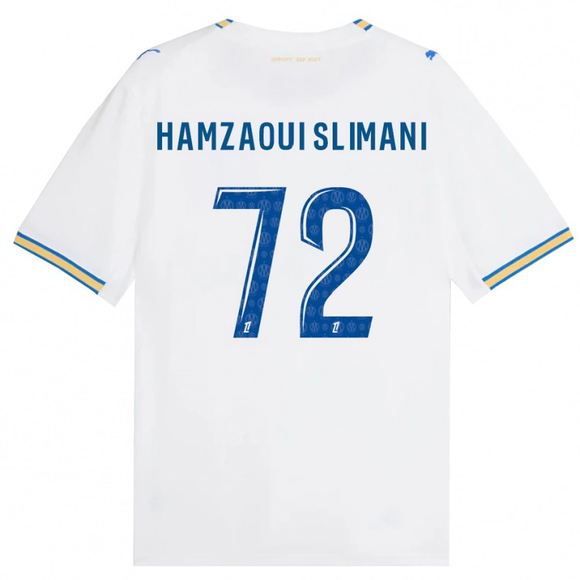 Danxen Damen Hilan Hamzaoui Slimani #72 Dodgerblau Weiß Heimtrikot Trikot 2026/27 T-Shirt Österreich