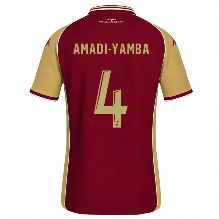Danxen Damen Nelson Amadi-Yamba #4 Goldrute Dunkelrot Heimtrikot Trikot 2026/27 T-Shirt Österreich