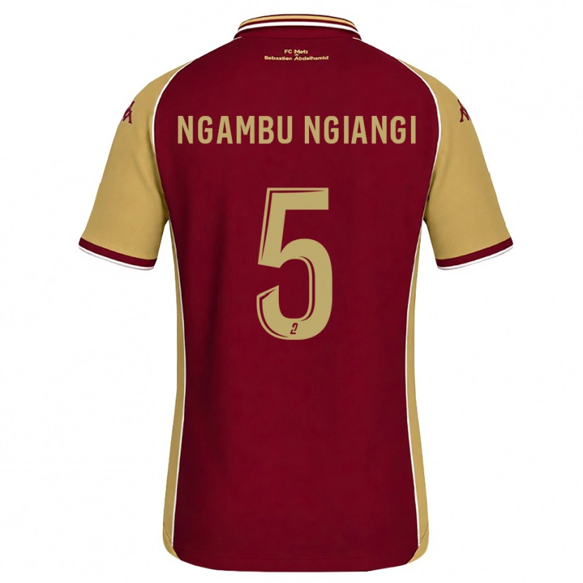 Danxen Damen Esther Ngambu Ngiangi #5 Goldrute Dunkelrot Heimtrikot Trikot 2026/27 T-Shirt Österreich