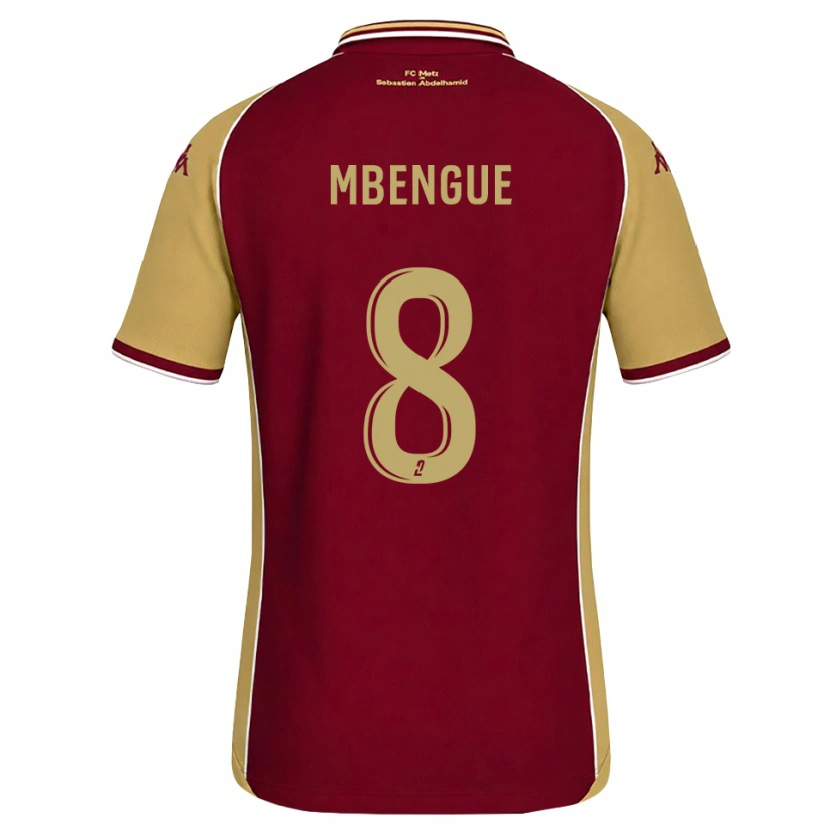 Danxen Damen Seynabou Mbengue #8 Goldrute Dunkelrot Heimtrikot Trikot 2026/27 T-Shirt Österreich