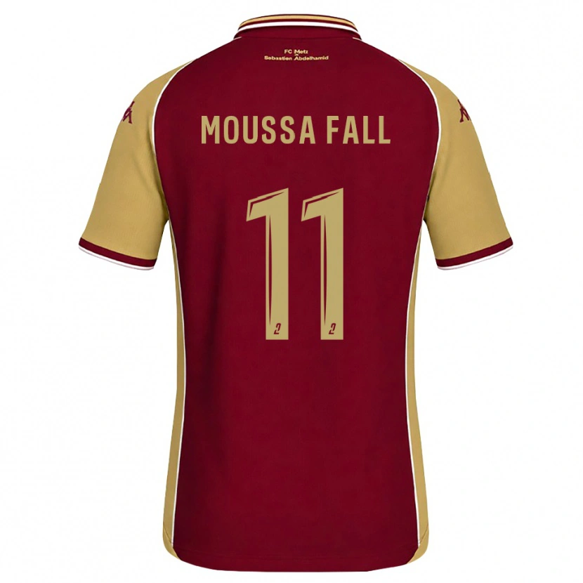 Danxen Damen Pape Moussa Fall #11 Goldrute Dunkelrot Heimtrikot Trikot 2026/27 T-Shirt Österreich