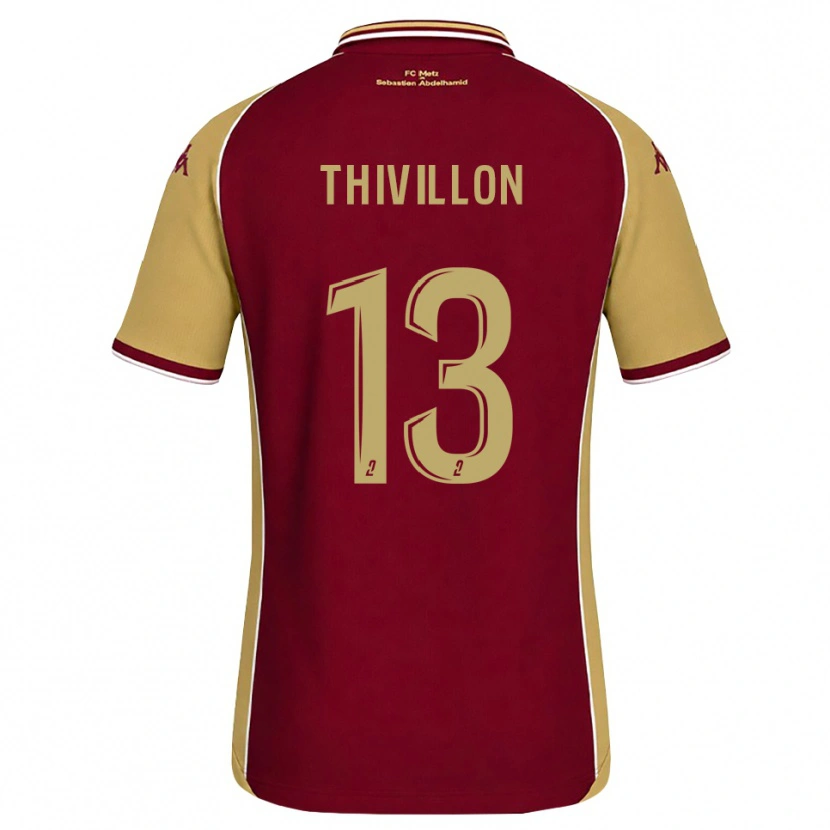 Danxen Damen Lina Thivillon #13 Goldrute Dunkelrot Heimtrikot Trikot 2026/27 T-Shirt Österreich