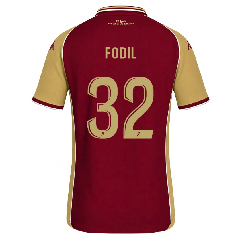 Danxen Damen Maria Fodil #32 Goldrute Dunkelrot Heimtrikot Trikot 2026/27 T-Shirt Österreich