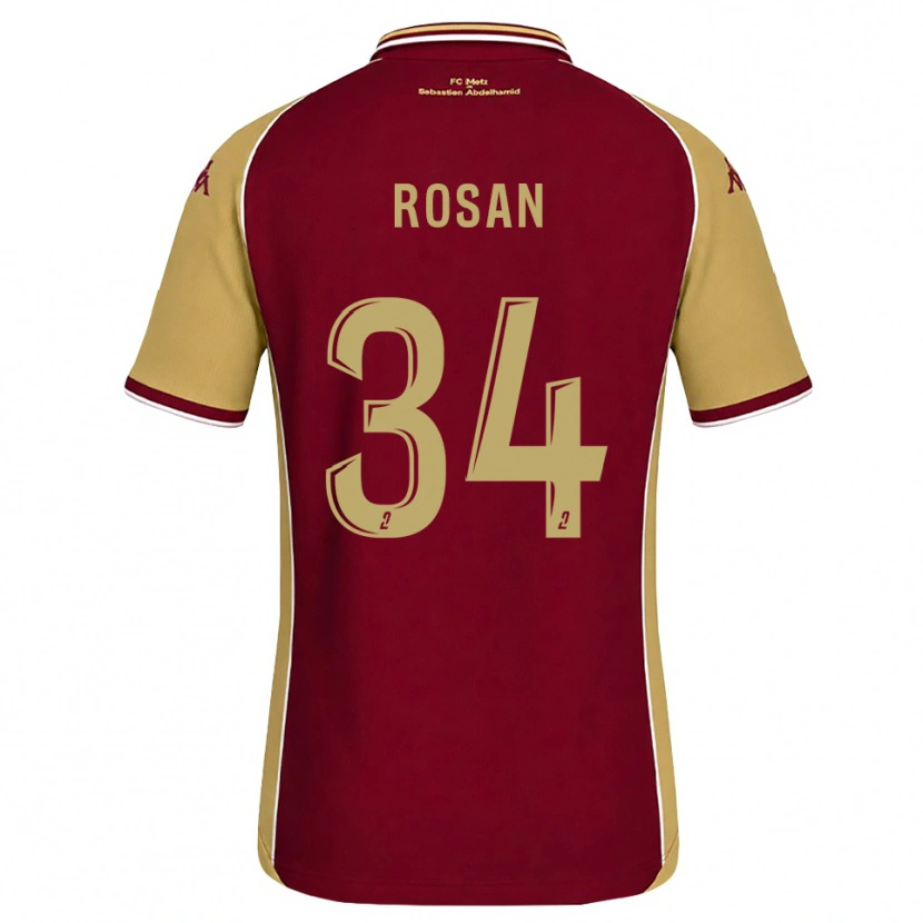 Danxen Damen Kaylia Rosan #34 Goldrute Dunkelrot Heimtrikot Trikot 2026/27 T-Shirt Österreich