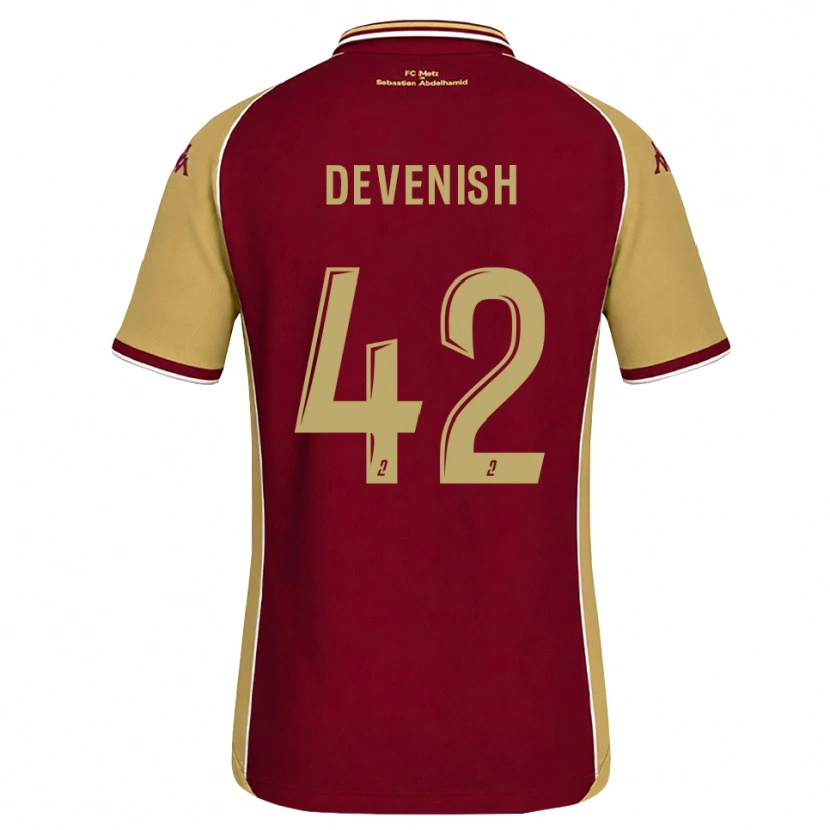 Danxen Damen Cristian Devenish #42 Goldrute Dunkelrot Heimtrikot Trikot 2026/27 T-Shirt Österreich