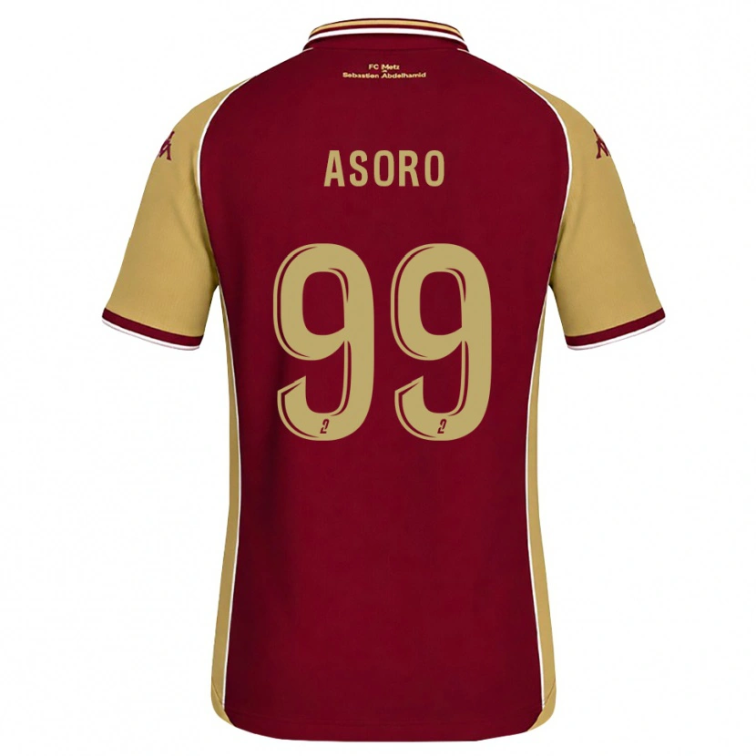 Danxen Damen Joel Asoro #99 Goldrute Dunkelrot Heimtrikot Trikot 2026/27 T-Shirt Österreich