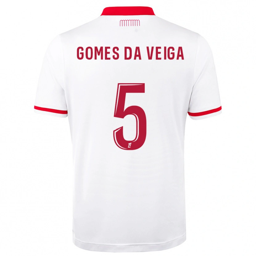 Danxen Damen Melvin Gomes #5 Rot Weiß Heimtrikot Trikot 2026/27 T-Shirt Österreich