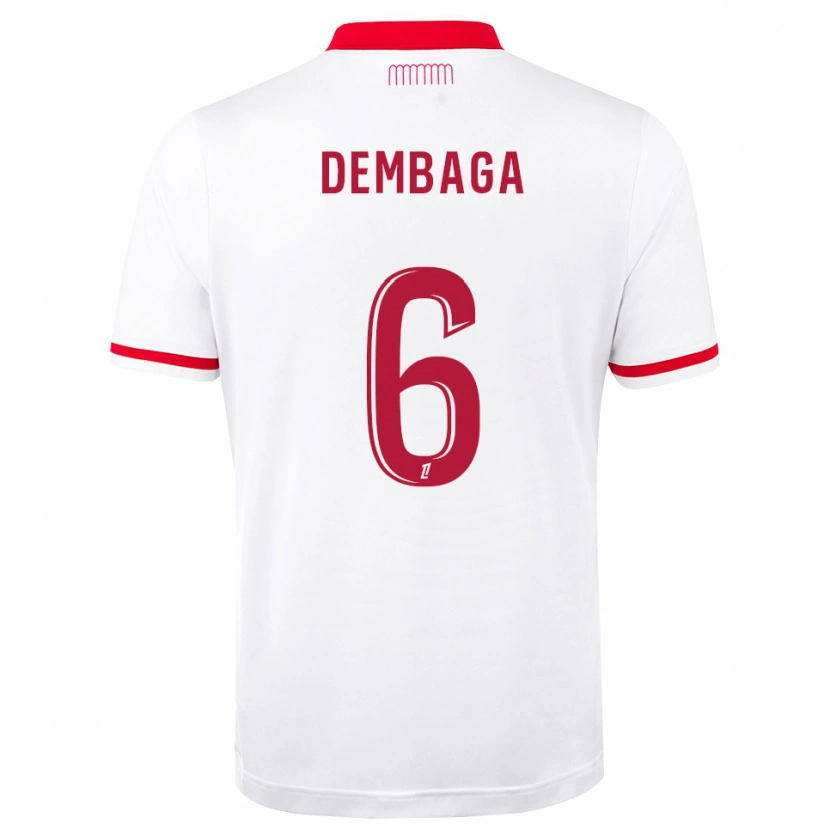 Danxen Damen Boubakar Dembaga #6 Rot Weiß Heimtrikot Trikot 2026/27 T-Shirt Österreich