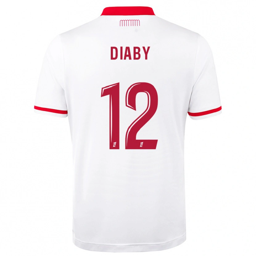 Danxen Damen Mohamed Diaby #12 Rot Weiß Heimtrikot Trikot 2026/27 T-Shirt Österreich