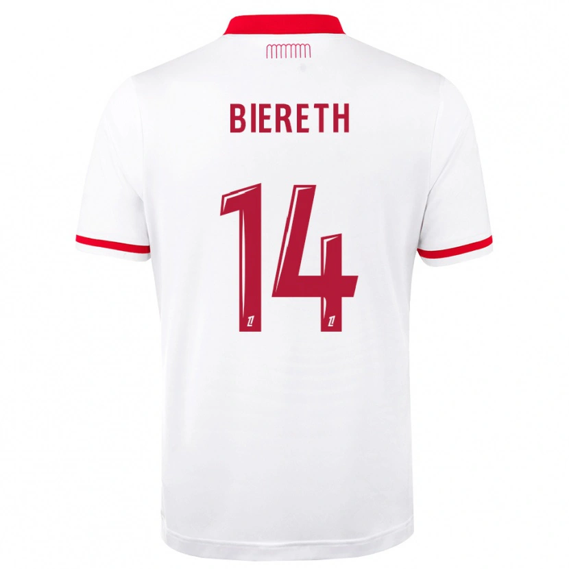 Danxen Damen Mika Biereth #14 Rot Weiß Heimtrikot Trikot 2026/27 T-Shirt Österreich