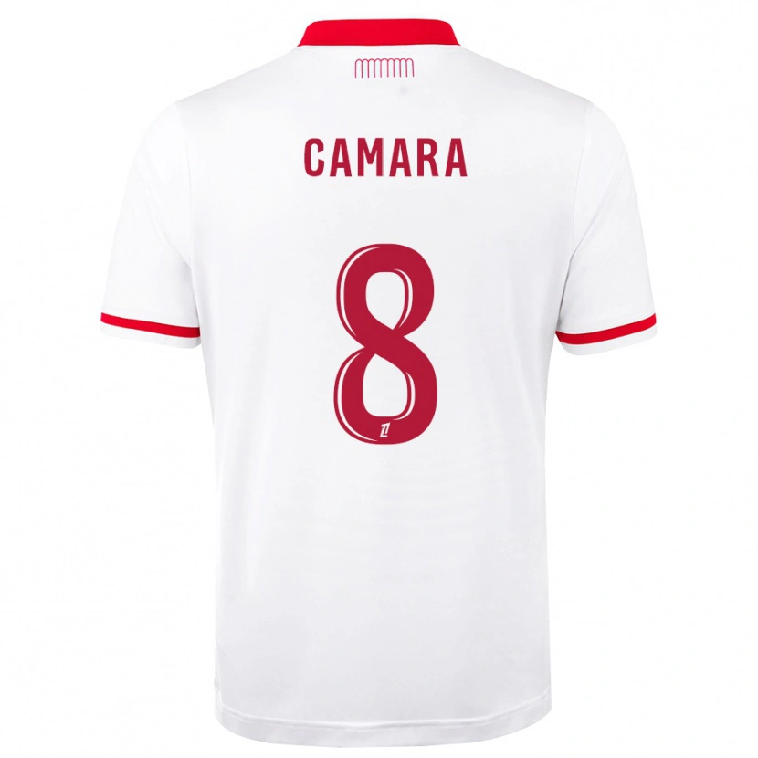 Danxen Damen Lamine Camara #8 Rot Weiß Heimtrikot Trikot 2026/27 T-Shirt Österreich