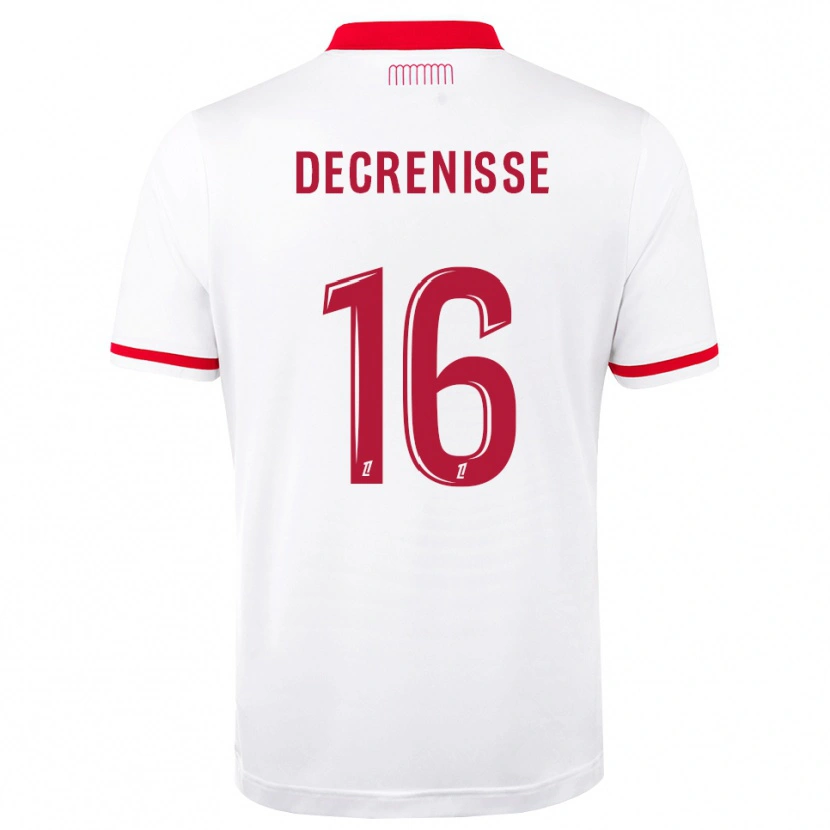 Danxen Damen Axel Decrenisse #16 Rot Weiß Heimtrikot Trikot 2026/27 T-Shirt Österreich