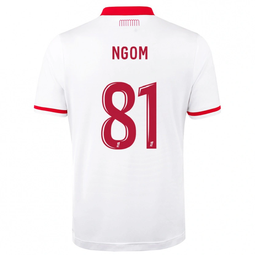 Danxen Damen Libasse Ngom #81 Rot Weiß Heimtrikot Trikot 2026/27 T-Shirt Österreich