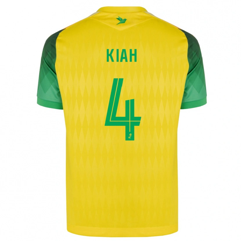 Danxen Damen Emmanuel Kiah #4 Gelb Grün Rot Heimtrikot Trikot 2026/27 T-Shirt Österreich