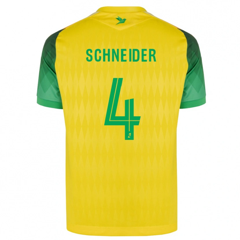 Danxen Damen Octave Schneider #4 Gelb Grün Rot Heimtrikot Trikot 2026/27 T-Shirt Österreich