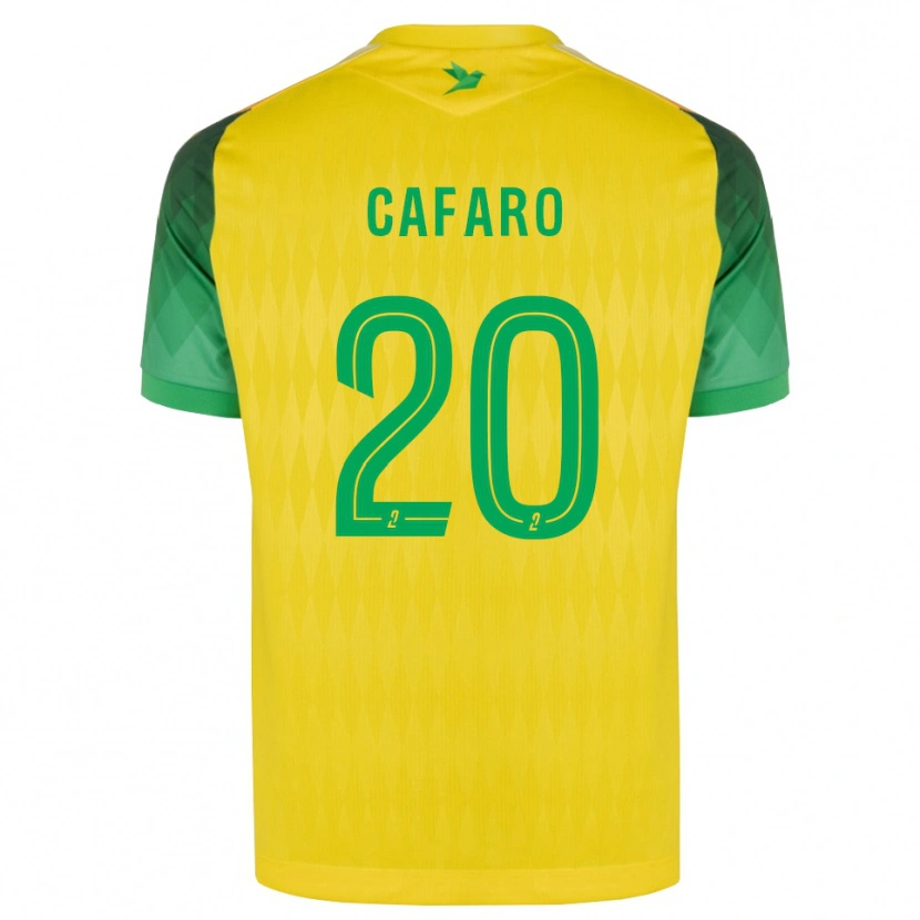 Danxen Damen Mathieu Cafaro #20 Gelb Grün Rot Heimtrikot Trikot 2026/27 T-Shirt Österreich