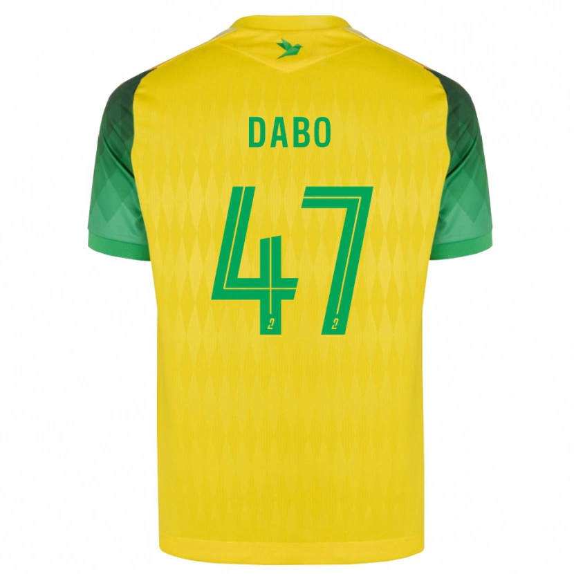 Danxen Damen Moustapha Dabo #47 Gelb Grün Rot Heimtrikot Trikot 2026/27 T-Shirt Österreich