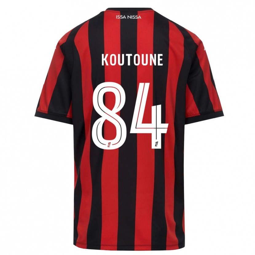 Danxen Damen Hamza Koutoune #84 Rot Schwarz Weiß Heimtrikot Trikot 2026/27 T-Shirt Österreich