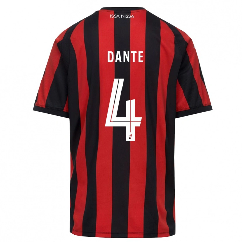 Danxen Damen Dante #4 Rot Schwarz Weiß Heimtrikot Trikot 2026/27 T-Shirt Österreich