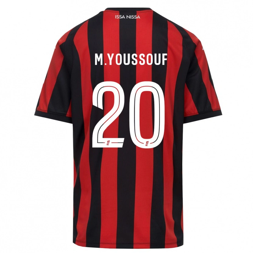 Danxen Damen Mousslim Youssouf #20 Rot Schwarz Weiß Heimtrikot Trikot 2026/27 T-Shirt Österreich