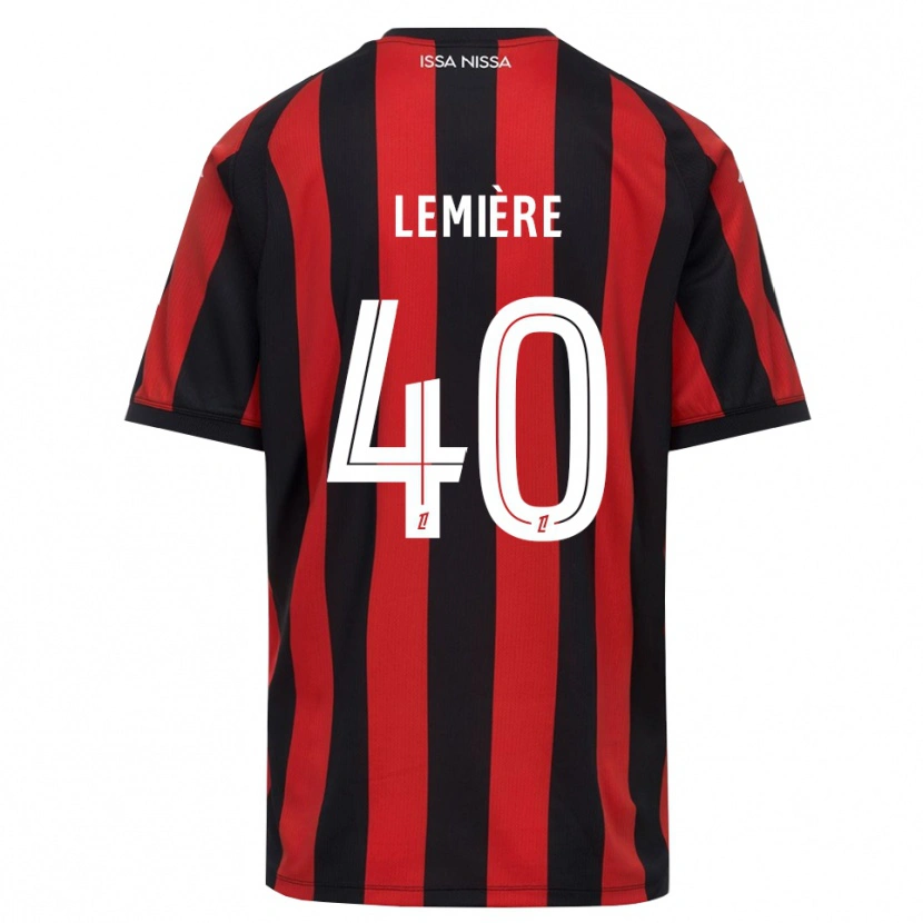 Danxen Damen Pauline Lemière #40 Rot Schwarz Weiß Heimtrikot Trikot 2026/27 T-Shirt Österreich