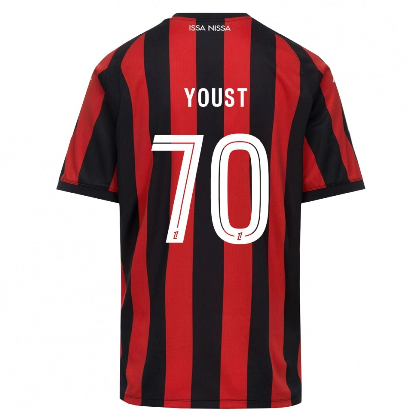 Danxen Damen Matys Youst #70 Rot Schwarz Weiß Heimtrikot Trikot 2026/27 T-Shirt Österreich