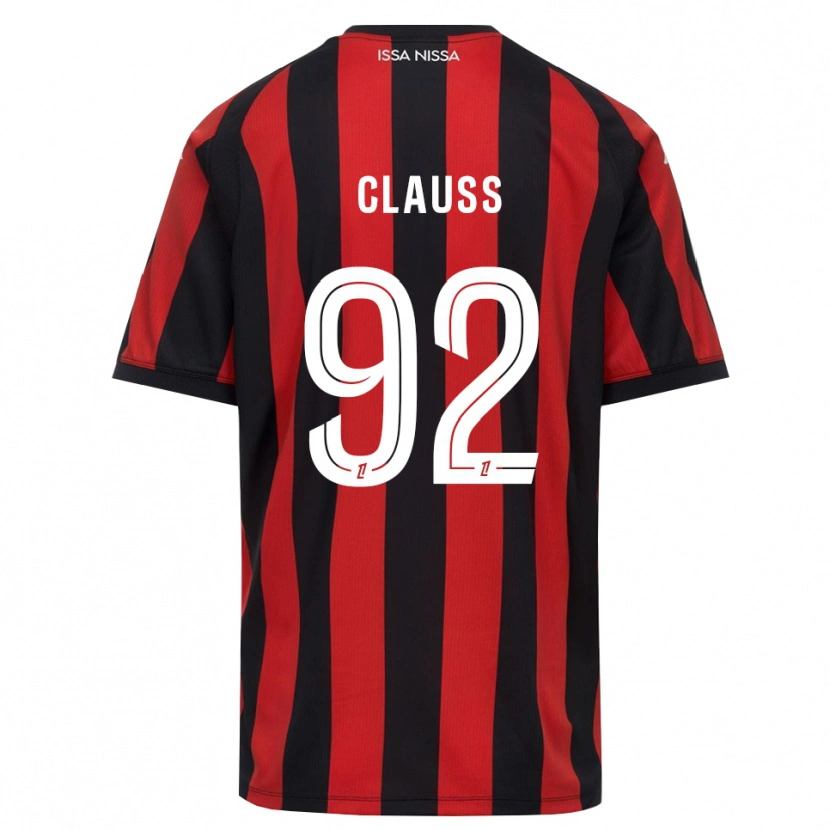 Danxen Damen Jonathan Clauss #92 Rot Schwarz Weiß Heimtrikot Trikot 2026/27 T-Shirt Österreich